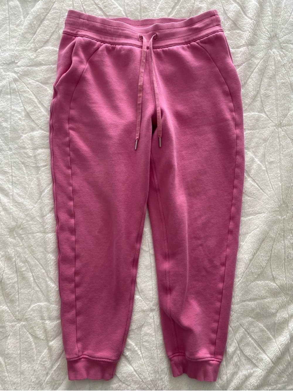Lululemon Scuba High-Rise Jogger Fleece Size 8 Pink Blossom